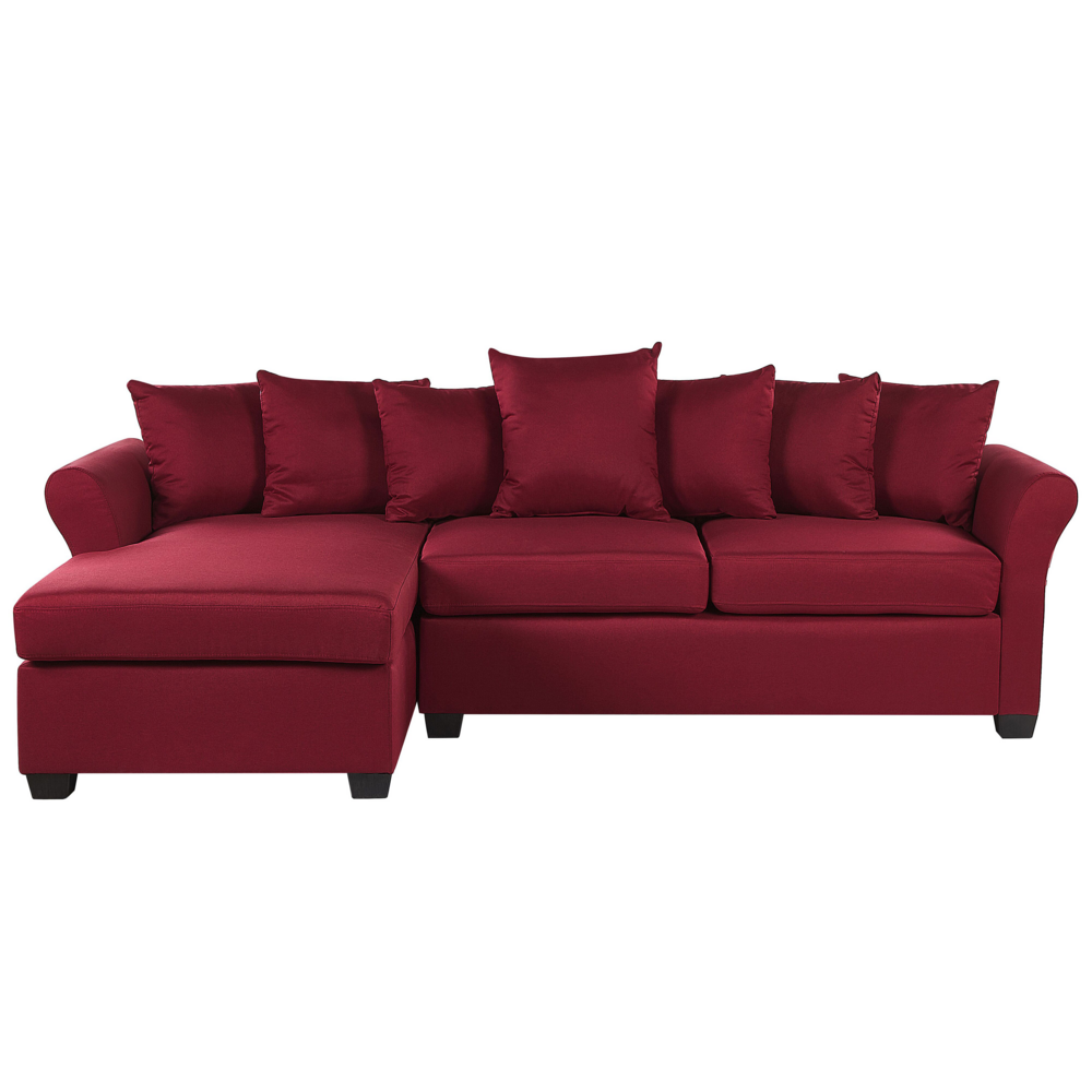 Narożnik prawostronny ciemnoczerwony VIKNA