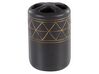 Ceramic 5-Piece Bathroom Accessories Set Black LANCO_788535