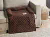 Fabric Dog Sofa Bed 70 x 100 cm Brown BOZAN_783501