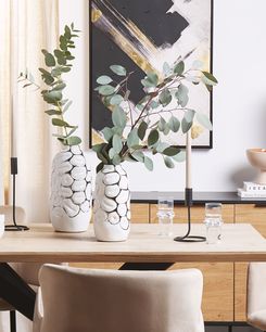 Koristemaljakko keraaminen valkoinen 28 cm CENABUM Koristemaljakko keraaminen valkoinen 28 cm CENABUM