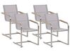 Set of 4 Garden Chairs Beige COSOLETO_818428