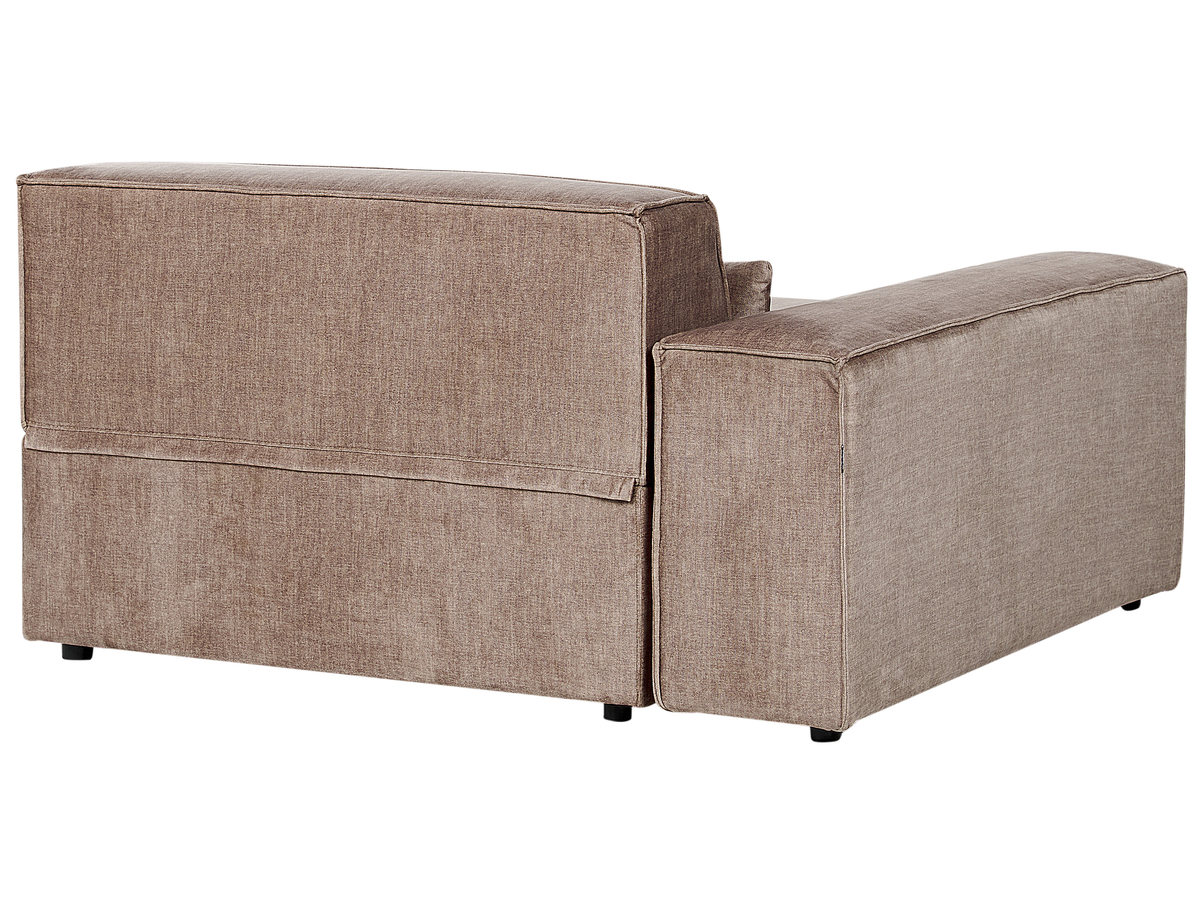 2 Seater Modular Fabric Sofa Brown HELLNAR_912210