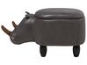 Tmavosivá stolička nosorožec RHINO_710446