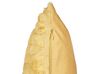 Conjunto de 2 almofadas decorativas tufadas com corações amarelo 45 x 45 cm ASTRANTIA_902940