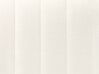 Sengebænk i ribbet cremehvid velour 93 x 48 cm DAYTON_860624