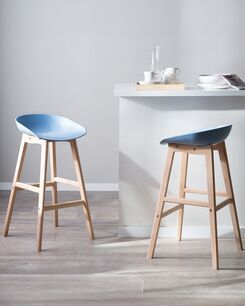 Baarituoli muovi vaaleansininen 2 kpl MICCO