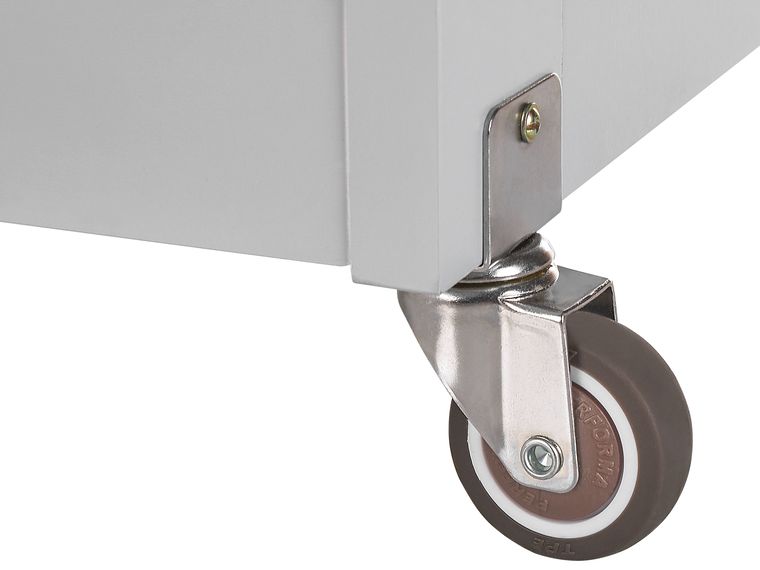 Kitchen Storage Trolley Grey TRAPANI Beliani.co.uk