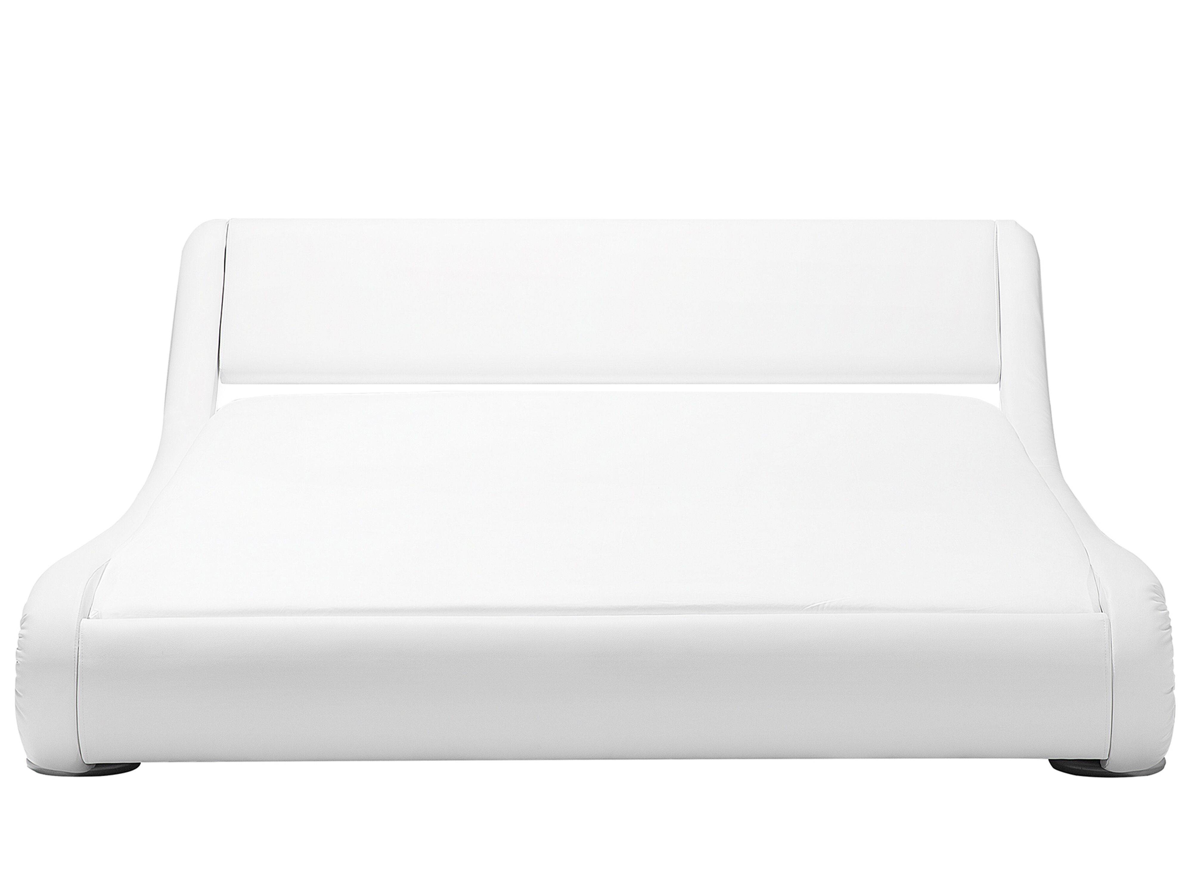 Bett Kunstleder weiss 180 x 200 cm AVIGNON Beliani.ch