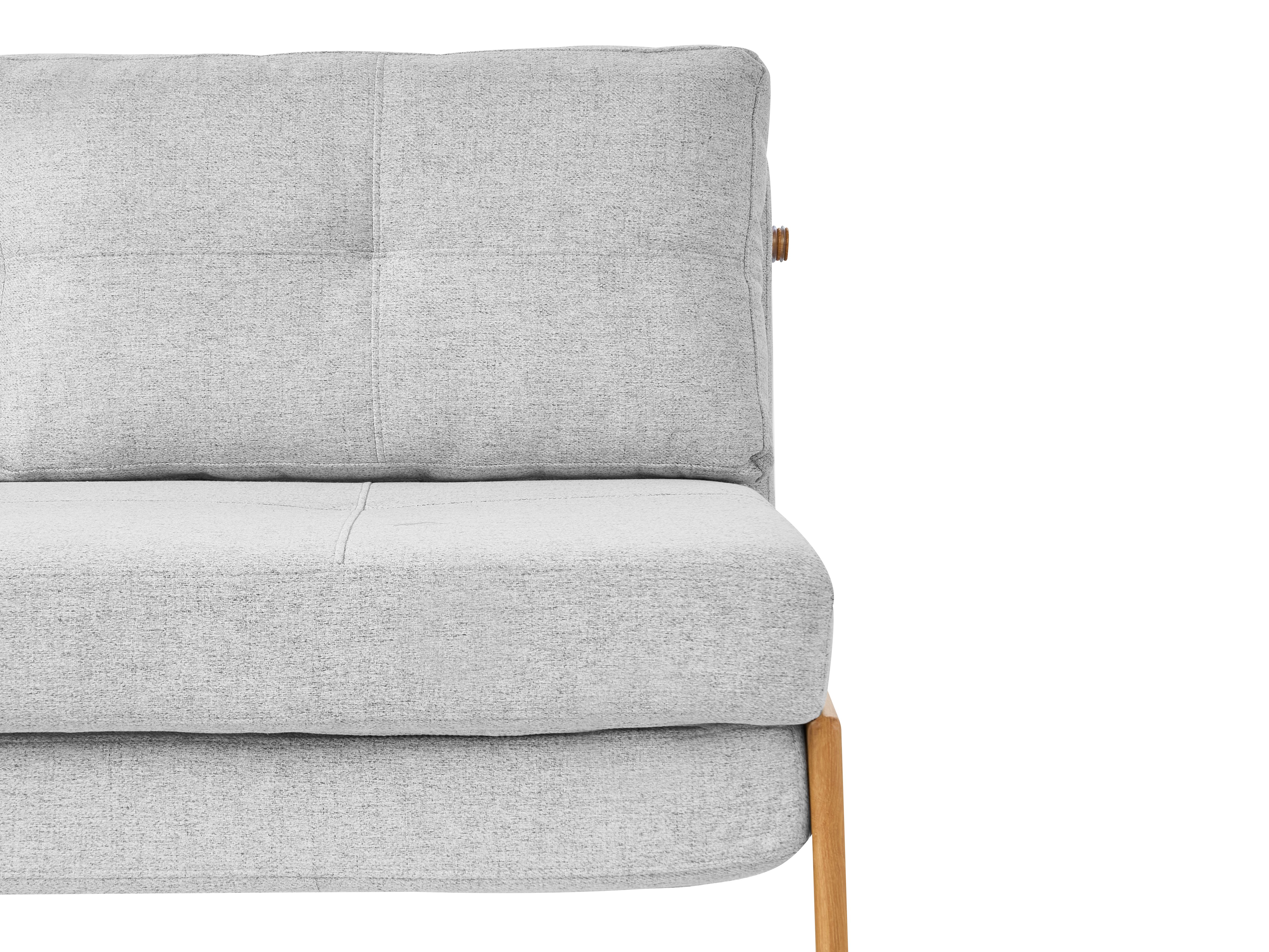Sofa rozkładana jasnoszara EDLAND