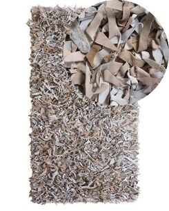 Matto nahka vaalea beige 80 x 150 cm MUT Matto nahka vaalea beige 80 x 150 cm MUT