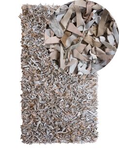 Matto nahka vaalea beige 80 x 150 cm MUT Matto nahka vaalea beige 80 x 150 cm MUT