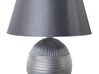 Tischlampe silber 37 cm Kegelform SADO_165237