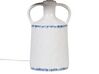Bordlampe hvid keramik/papirreb H 51 cm LARISSOS_897317