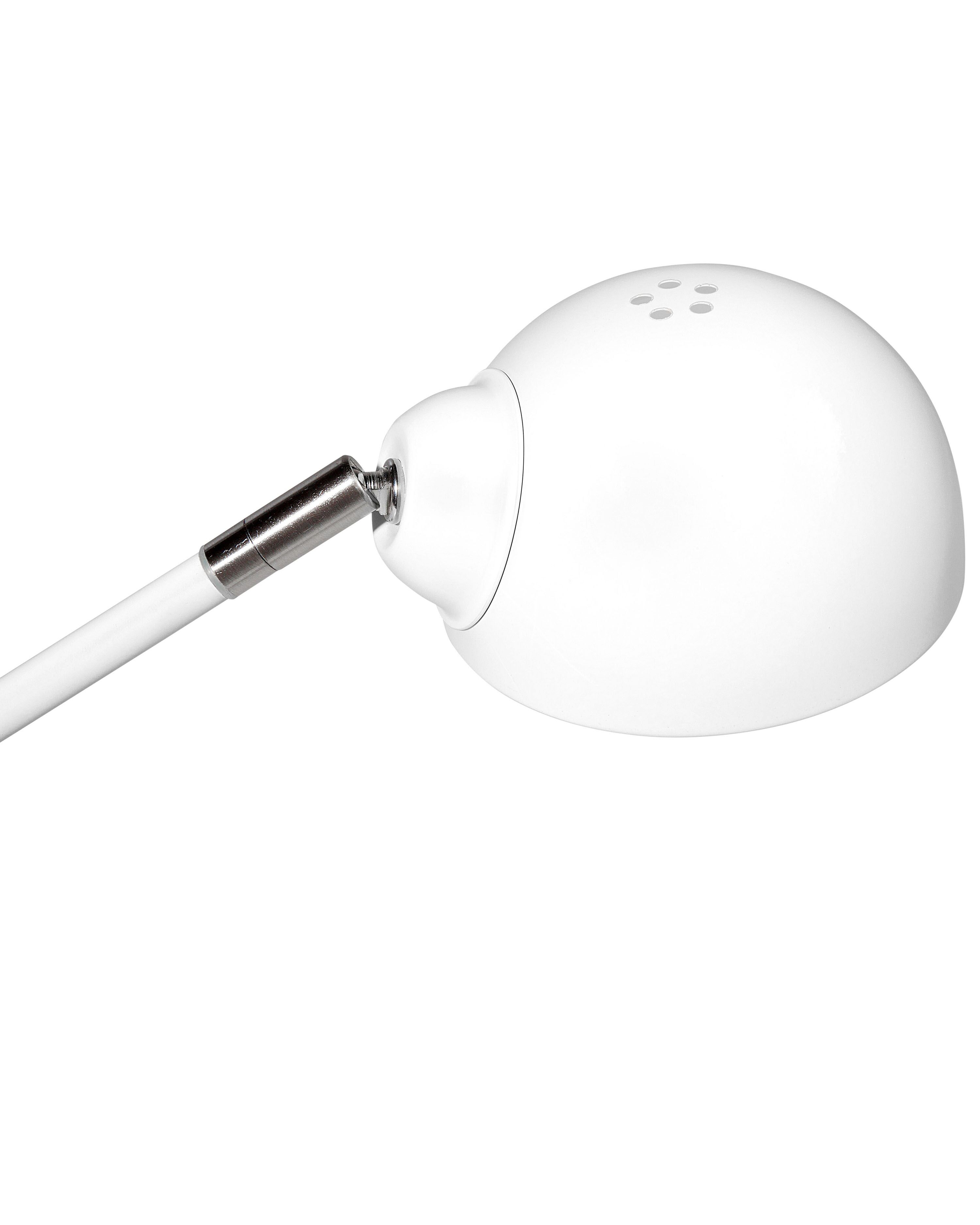 Moderne Büroleuchte Helmand – Flexible Metall-Tischlampe In Weiß, Verstellbar Mit 2 Gelenken
