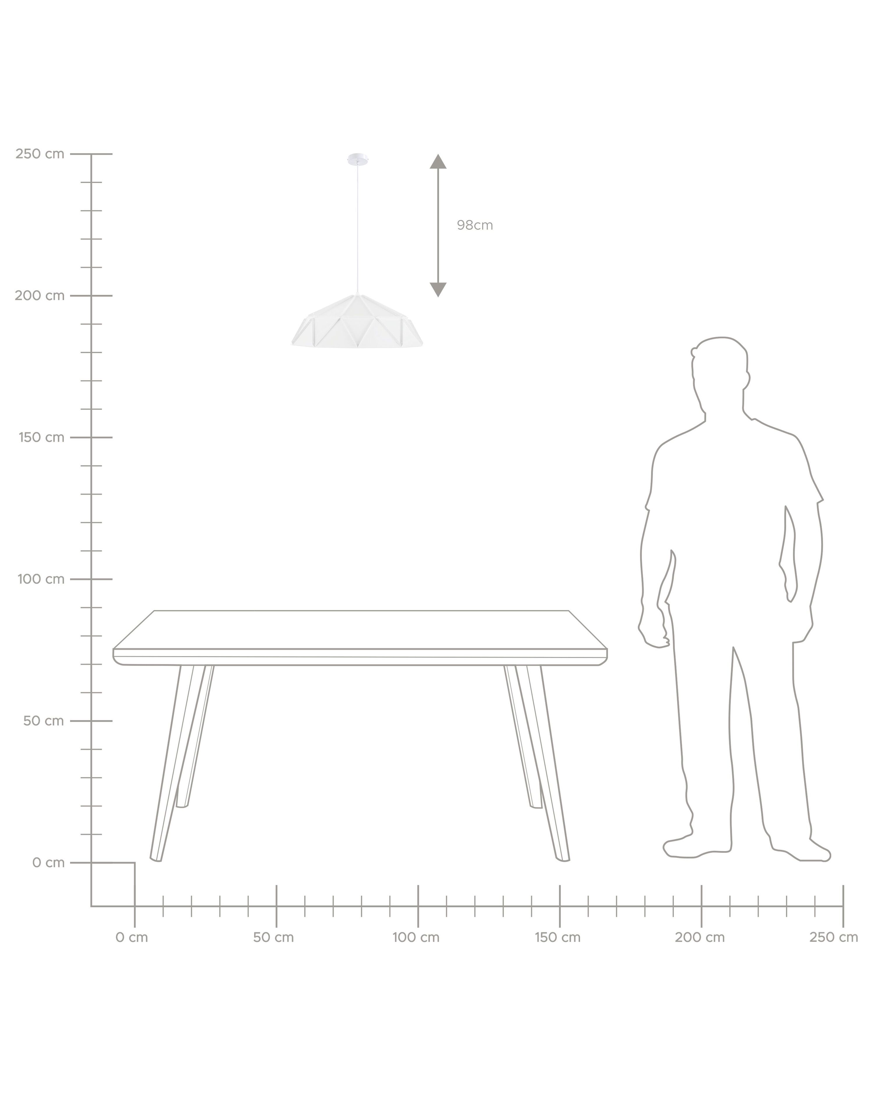 Lampa wisząca biała SENIA