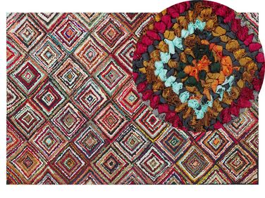 Bavlnený koberec 140 x 200 cm viacfarebný KAISERI