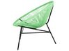 PE Rattan Accent Chair Green ACAPULCO_687793