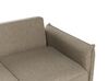 Canapé-lit avec rangement en tissu marron KRAMA_898341
