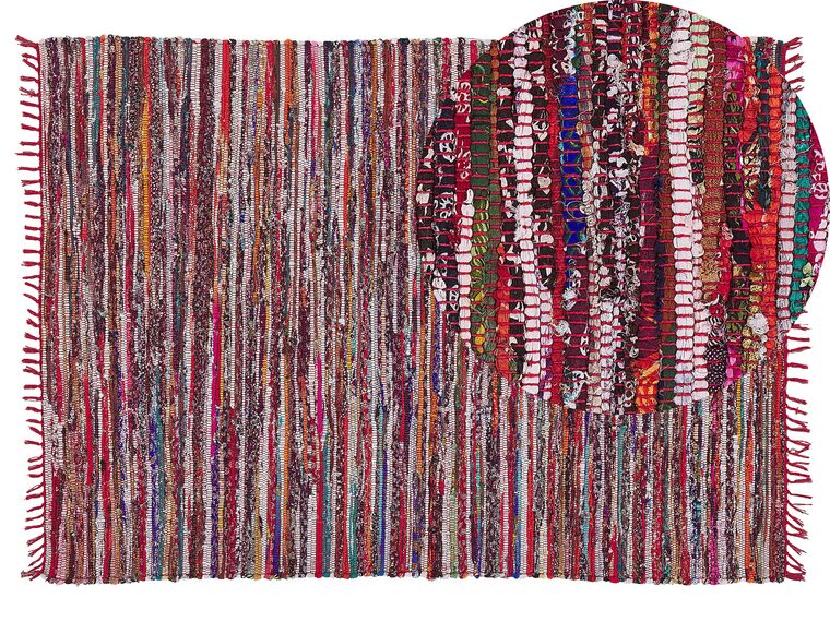 Tapis en coton multicolore 140 x 200 cm DANCA_530498