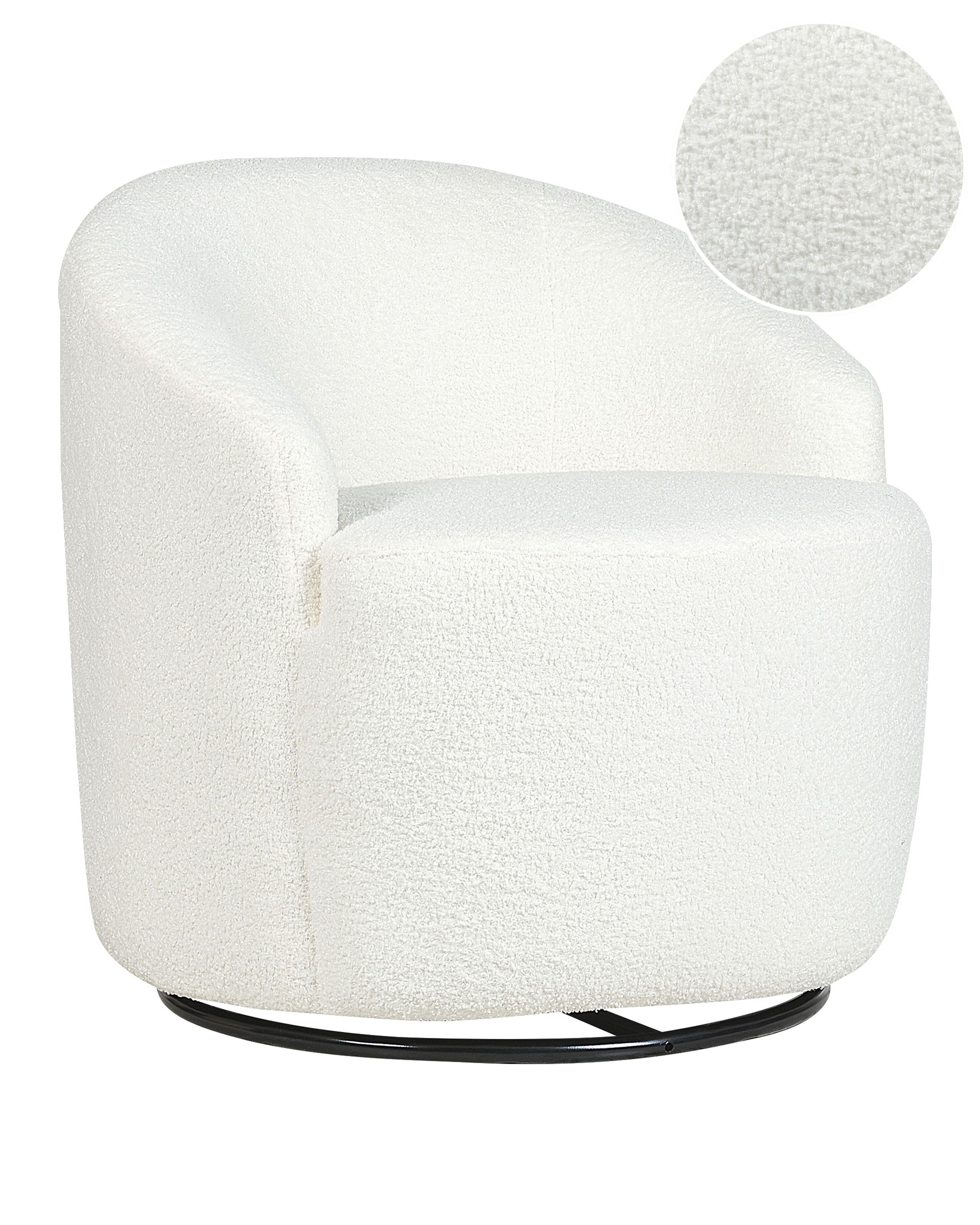 White new arrivals swivel armchair