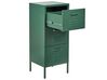 3 Drawer Metal Storage Cabinet Dark Green WOSTOK_868223
