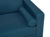 2 Seater Fabric Sofa Blue KALMAR_755659