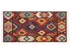 Vlněný kelimový koberec 80 x 150 cm vícebarevný ZOVUNI_859292