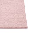 Tappeto pelle sintetica rosa 80 x 150 cm THATTA_866761