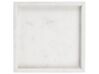 Taca dekoracyjna marmurowa kwadratowa biała KATERINI_910895
