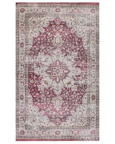 Teppich mehrfarbig orientalisches Muster 150 x 230 cm Kurzflor ARHAVI