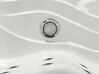 Whirlpool Outdoor weiß mit LED quadratisch 200 x 200 cm LASTARRIA_818685