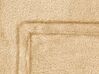 Manta de poliéster beige arena 125 x 150 cm NAMDU_839544