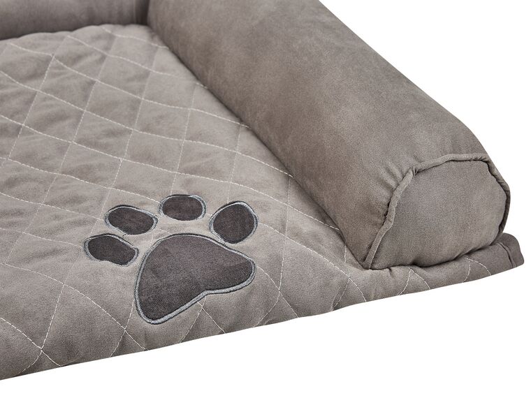 Fabric Pet Bed 70 x 100 cm Light Grey BOZAN Beliani.it