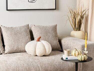 Boucle Cushion Pumpkin ⌀ 35 cm White MUNCHKIN