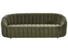 Conjunto de sofás com 6 lugares em veludo verde escuro MALUNG_884248