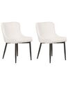 Set of 2 Dining Chairs Off-White EVERLY_881830