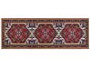Teppich rot 70 x 200 cm orientalisches Muster Kurzflor COLACHEL_831664
