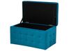 Dynbox med sits sammet havsblå MICHIGAN_685075