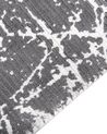 Teppich Viskose grau 160 x 230 cm cm abstraktes Muster Kurzflor HANLI_837011