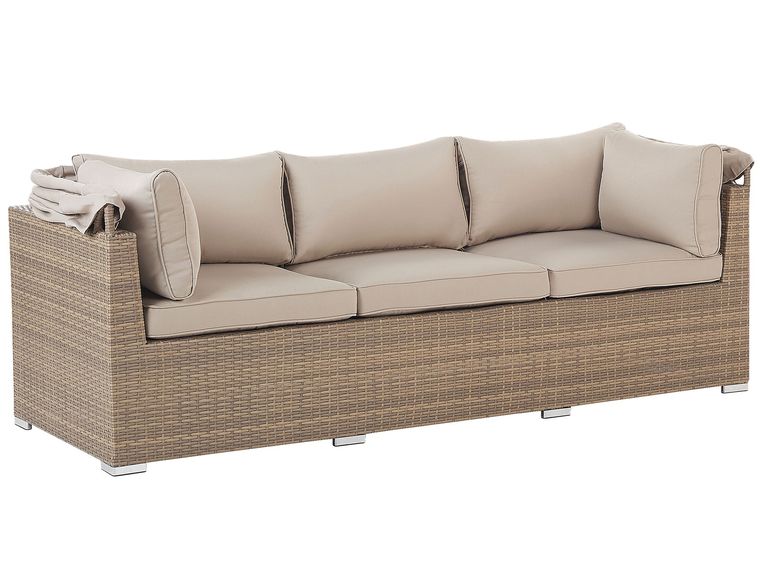 Oviala - Modulaire hoekbank met 1 fauteuil, 2 hoeken en 1 cactus poef - Mixi