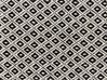 Plaid cotone bianco e nero 200 x 220 cm CHYAMA_907392