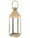 Steel Candle Lantern 55 cm Brass BALI_723978
