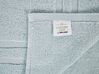 Conjunto de 9 toallas de algodón verde menta MITIARO_841767