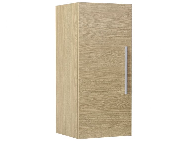 3- Shelf Wall Mounted Bathroom Cabinet Light Wood BILBAO_77471