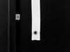Sideboard heller Holzfarbton / schwarz 4 Türen JEROME_843698