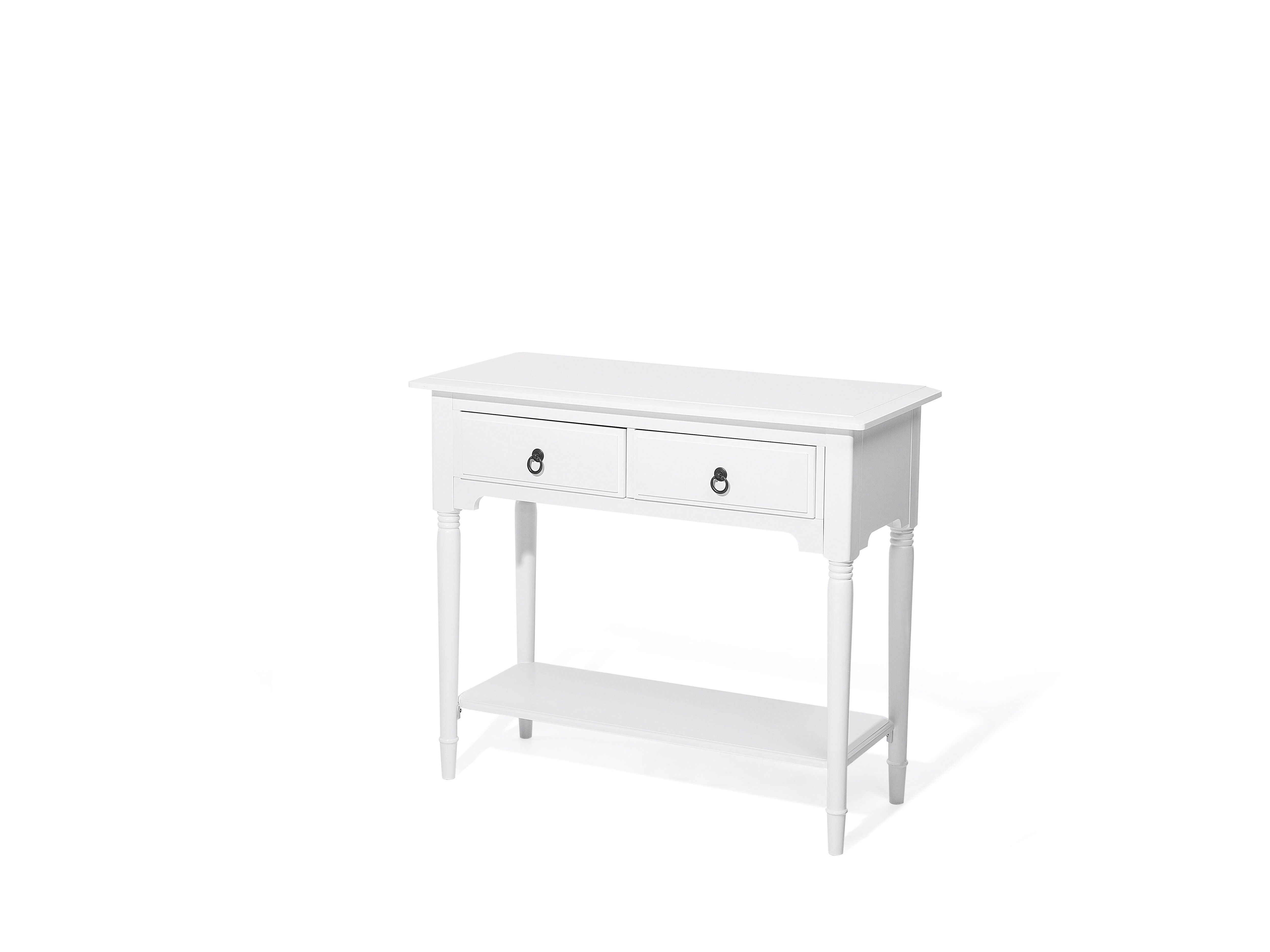 Konsolentisch weiss 2 Schubladen LOWELL | Beliani.ch