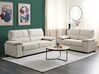Conjunto de sofás com 5 lugares em tecido creme claro VOGAR_901160