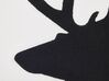 Set di 2 cuscini decorativi con renne 45 x 45 cm nero e bianco SHADRACK_814149