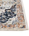 Teppich mehrfarbig 80 x 150 cm orientalisches Muster Kurzflor HERMON_854275