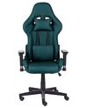 Krzesło biurowe regulowane zielone WARRIOR_852075